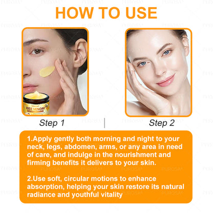 🇬🇧✨Made and Shipped from UK ✨ PUROSA® Bee Venom Wrinkle-Firming Multi-purpose Cream 🔥 LAST DAY 80% OFF