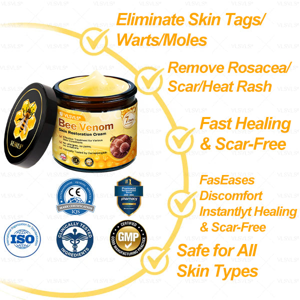 ✨🇬🇧✨Made and Shipped from UK ✨ VLSVLS® Bee Venom Skin Restoration Cream 🔥 LAST DAY 80% OFF