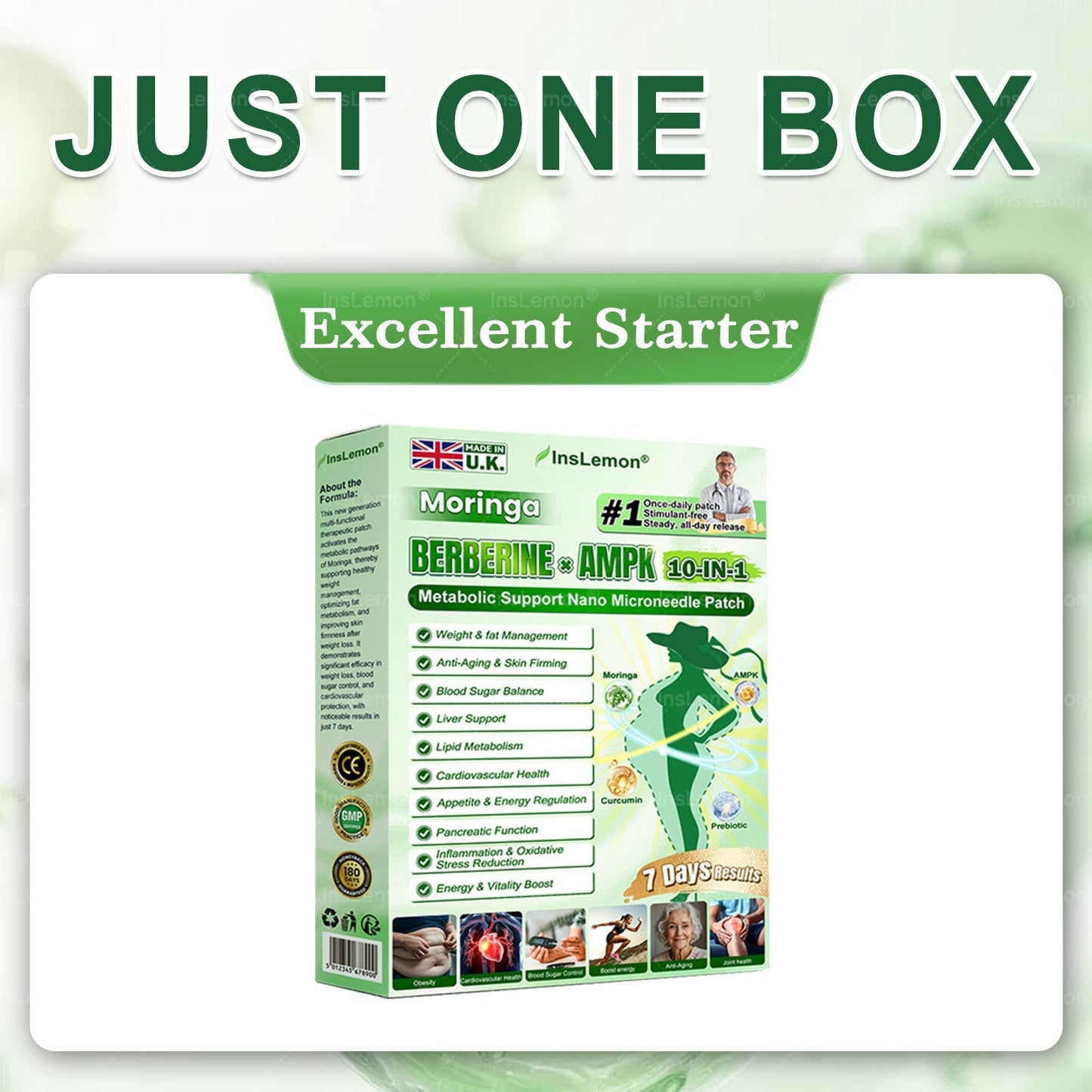 𝐈𝐧𝐬𝐋𝐞𝐦𝐨𝐧® 𝗠𝗼𝗿𝗶𝗻𝗴𝗮 × 𝗕𝗲𝗿𝗯𝗲𝗿𝗶𝗻𝗲 × 𝗔𝗠𝗣𝗞 𝟭𝟬-𝗶𝗻-𝟭 𝗠𝗲𝘁𝗮𝗯𝗼𝗹𝗶𝗰 𝗦𝘂𝗽𝗽𝗼𝗿𝘁 𝗡𝗮𝗻𝗼 𝗠𝗶𝗰𝗿𝗼𝗻𝗲𝗲𝗱𝗹𝗲 𝗣𝗮𝘁𝗰𝗵🇬🇧(𝐉𝐮𝐬𝐭 𝐨𝐧𝐜𝐞 𝐚 𝐝𝐚𝐲, 𝐯𝐢𝐬𝐢𝐛𝐥𝐞 𝐜𝐡𝐚𝐧𝐠𝐞𝐬 𝐢𝐧 𝟕 𝐝𝐚𝐲𝐬） ✅ 𝐅𝐨𝐫 𝐨𝐛𝐞𝐬𝐢𝐭𝐲, 🅛🅞🅞🅢🅔 🅢🅚🅘🅝, 𝐝𝐢𝐚𝐛𝐞𝐭𝐞𝐬, 𝐬𝐥𝐞𝐞𝐩 𝐚𝐩𝐧𝐞𝐚, 𝐣𝐨𝐢𝐧𝐭 𝐢𝐬𝐬𝐮𝐞𝐬, 𝐚𝐧𝐝 𝐦𝐨𝐫𝐞